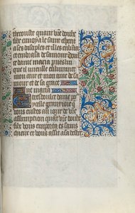 Timebok Bruk av Rouen: fol. 151r, ca. 1470. av Master of the Geneva Latini
