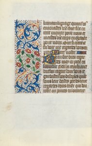 Timebok Bruk av Rouen: fol. 152v, ca. 1470. av Master of the Geneva Latini