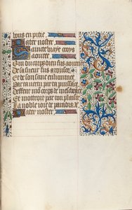 Timebok Bruk av Rouen: fol. 154r, ca. 1470. av Master of the Geneva Latini