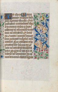 Timebok Bruk av Rouen: fol. 18r, c. 1470. av Master of the Geneva Latini