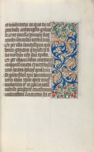Timebok Bruk av Rouen: fol. 20r, c. 1470. av Master of the Geneva Latini