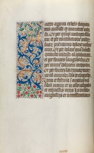 Timebok Bruk av Rouen: fol. 20v, c. 1470. av Master of the Geneva Latini
