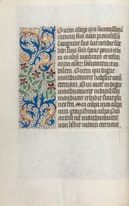 Timebok Bruk av Rouen: fol. 23v, c. 1470. av Master of the Geneva Latini