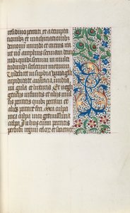 Timebok Bruk av Rouen: fol. 25r, c. 1470. av Master of the Geneva Latini