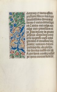 Timebok Bruk av Rouen: fol. 25v, c. 1470. av Master of the Geneva Latini
