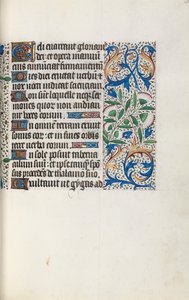 Timebok Bruk av Rouen: fol. 32r, c. 1470. av Master of the Geneva Latini