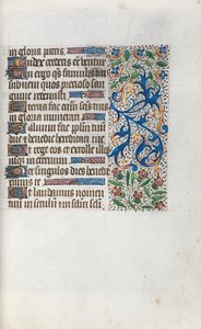 Timebok Bruk av Rouen: fol. 38v, ca. 1470. av Master of the Geneva Latini