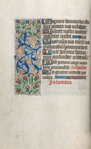 Timebok Bruk av Rouen: fol. 38v, ca. 1470. av Master of the Geneva Latini
