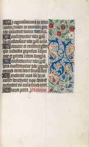 Timebok Bruk av Rouen: fol. 41r, c. 1470. av Master of the Geneva Latini