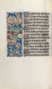 Timebok Bruk av Rouen: fol. 44v, c. 1470. av Master of the Geneva Latini