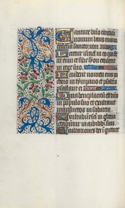 Timebok Bruk av Rouen: fol. 45v, ca. 1470. av Master of the Geneva Latini
