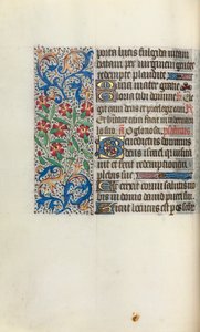 Timebok Bruk av Rouen: fol. 47v, ca. 1470. av Master of the Geneva Latini
