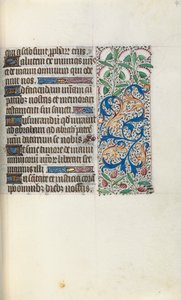 Timebok Bruk av Rouen: fol. 48r, ca. 1470. av Master of the Geneva Latini