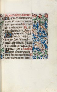 Timebok Bruk av Rouen: fol. 50r, c. 1470. av Master of the Geneva Latini