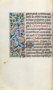 Timebok Bruk av Rouen: fol. 51v, c. 1470. av Master of the Geneva Latini
