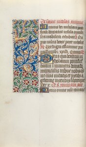 Timebok Bruk av Rouen: fol. 52v, c. 1470. av Master of the Geneva Latini