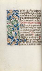 Timebok Bruk av Rouen: fol. 54v, ca. 1470. av Master of the Geneva Latini