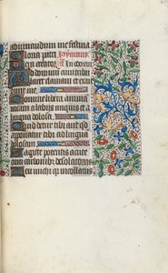 Timebok Bruk av Rouen: fol. 61r, ca. 1470. av Master of the Geneva Latini