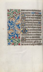 Timebok Bruk av Rouen: fol. 65v, ca. 1470. av Master of the Geneva Latini