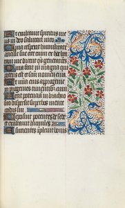 Timebok Bruk av Rouen: fol. 74r, ca. 1470. av Master of the Geneva Latini