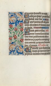 Timebok Bruk av Rouen: fol. 74v, ca. 1470. av Master of the Geneva Latini