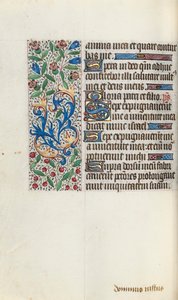 Timebok Bruk av Rouen: fol. 76v, ca. 1470. av Master of the Geneva Latini
