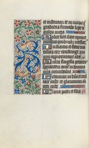 Timebok Bruk av Rouen: fol. 82v, ca. 1470. av Master of the Geneva Latini