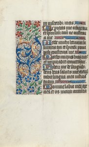 Timebok Bruk av Rouen: fol. 86v, ca. 1470. av Master of the Geneva Latini