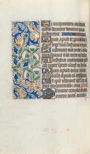 Timebok Bruk av Rouen: fol. 90v, ca. 1470. av Master of the Geneva Latini