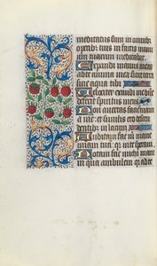 Timebok Bruk av Rouen: fol. 91v, c. 1470. av Master of the Geneva Latini