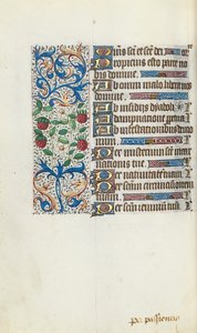 Timebok Bruk av Rouen: fol. 94v, ca. 1470. av Master of the Geneva Latini