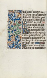 Timebok Bruk av Rouen: fol. 98v, ca. 1470. av Master of the Geneva Latini