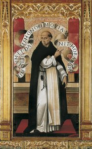 Saint Vincent Ferrer (1350-1419) (maleri) av Master of the Grifo