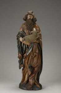 Døperen Johannes, ca. 1515 (delvis polykromert limved) av Master of the Harburger Altar