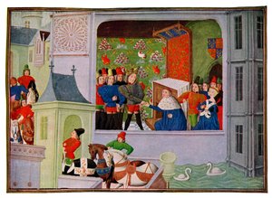 Intervju av Richard II og hertugen av Gloucester, 1300-tallet 1400-tallet.