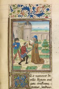 Parmenions død, ca 1470-1475. av Master of the Jardin de vertueuse consolation