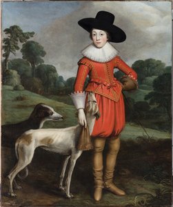 Et portrett av William II, Prince of Orange, som en gutt (olje på lerret) av Master of the Monteviot Boy in Red