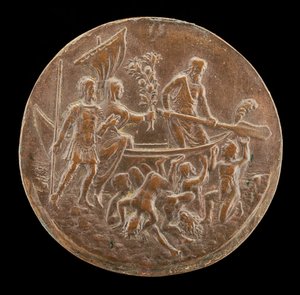 Aeneas Descending to the Underworld, fjerde kvartal 1400-tallet.