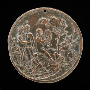 Orpheus Playing to the Animals, fjerde kvartal 1400-tallet.
