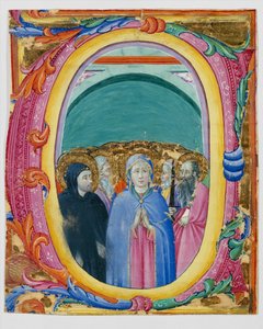 Alle hellige i en innledende E eller O, ca. 1430-40.