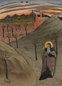 Saint Anthony the Abbed in the Wilderness, ca. 1435.