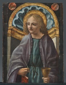 Evangelisten Johannes av Master of the Pala Sforzesca