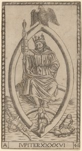 Jupiter (Jupiter) av Master of the S Series Tarocchi