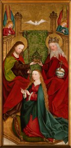 Kroningen av den salige jomfru Maria, ca 1485-1490. av Master of the Sacristy of Kaufbeuren