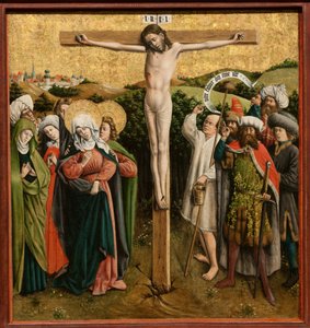 Altertavle med The Passion of Christ, ca. 1440-tallet.