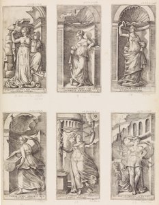 Den libyske sibylla, 1500-tallet. av Master with the Name of Jesus
