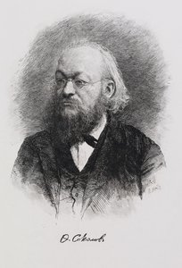 Portrett av historikeren Fyodor Fyodorovich Sokolov 1841-1909, 1900-tallet av Mate