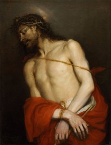Kristus med siv, også kjent som Ecce Homo - Ecce Homo - Cerezo, Mateo, den yngre (1637-1666) - ca 1665 - Olje på lerret - 98x75 - Szepmuveszeti Muzeum, Budapest