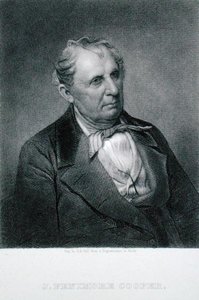 James Fenimore Cooper (1789-1851), gravert av Henry Bryan Hall (1808-84) etter en daguerreotypi (gravering) av Mathew (after) Brady