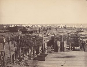 Festningsverk, Manassas, okkupert av 13. messe, 1862. av Mathew Brady